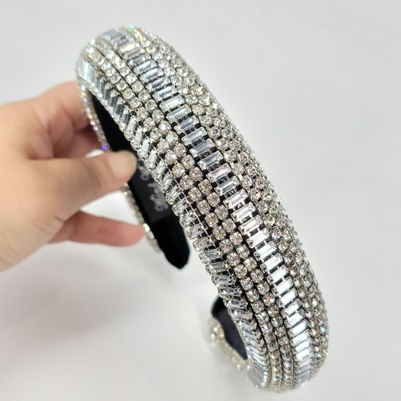 NWT Glam Bling Crystals Rhinestones Headband NEWW - Picture 7 of 9